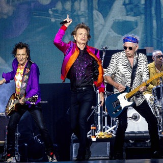 Die Rolling Stones auf der Bühne
