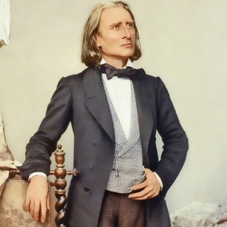 Illustration: Porträt von Franz Liszt