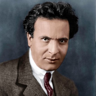 Bruno Walter, Porträtaufnahme um 1925 (digital koloriert).