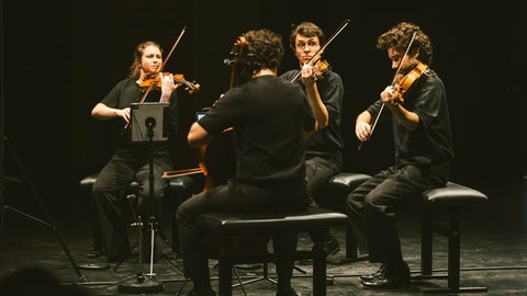 Viatores Quartet beim Finale Streichquartett des 75. ARD Musikwettbewerbs 