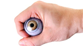 Eine Faust hält ein künstliches Auge: "Das passt wie die Faust aufs Auge" – ist das positiv oder negativ zu verstehen?