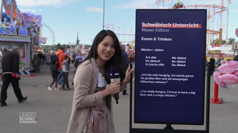 Daily Dayena gibt Schwäbisch-Unterricht