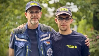 Jens und Jonas Freitag beim THW