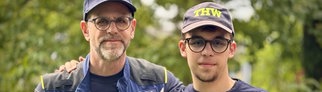 Jens und Jonas Freitag beim THW
