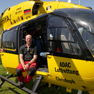 Bernd Wagner ist Pilot des Rettungshubschraubers "Christoph 66".