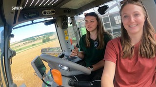 Mimi und Isi aus Lohn helfen bei der Getreideernte