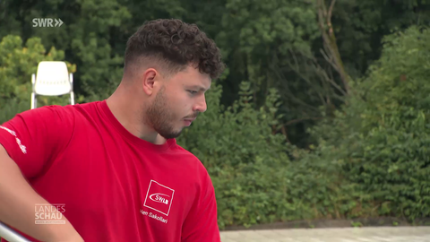 Marsel Sakollari bei der Arbeit