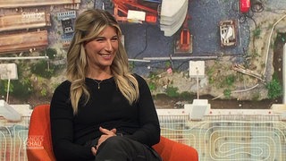 Maurermeisterin Julia Schäfer im Studio