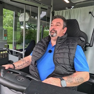 Kult-Busfahrer Peter Heinrich