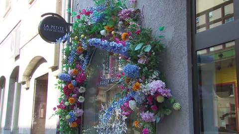 das Blumenladen-Café der Familie Sahin in Mannheim