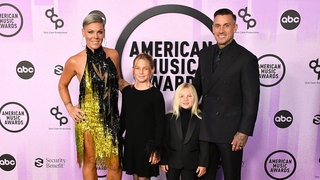 Musiker und ihre Kinder: Pink mit Tochter Willow, Sohn Jameson und Ehemann Corey Hart