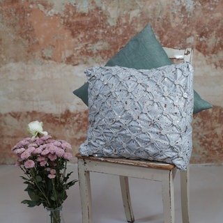 Button Masala Kissen