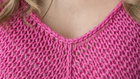 getsricktes sommerliches Top