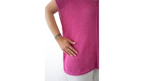 getsricktes sommerliches Top