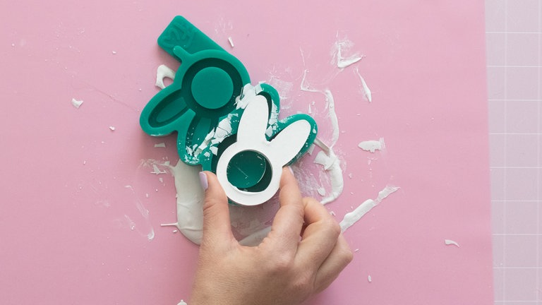 Osterhäschen aus Gießmasse