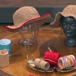 Gehäkelter Sommerhut