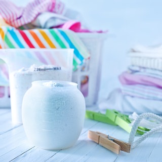 Wäsche mit verschiedenen Waschmitteln