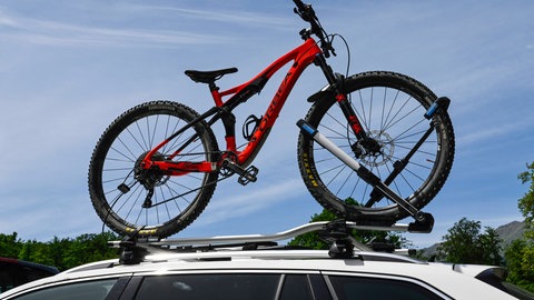 Fahrradträger mit Mountainbike