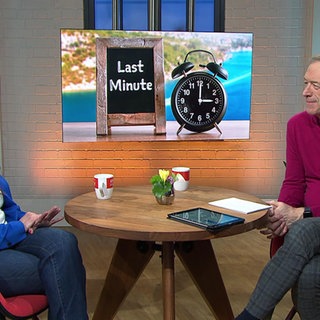 Moderator Martin Seidler im Gespräch mit Tamara Land