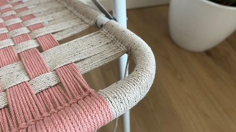 Alten Gartenstuhl neu bespannen