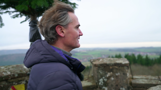 Ausflugsreporter Marius Zimmermann auf dem Katzenbuckel