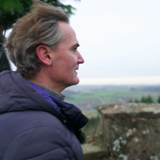 Ausflugsreporter Marius Zimmermann auf dem Katzenbuckel