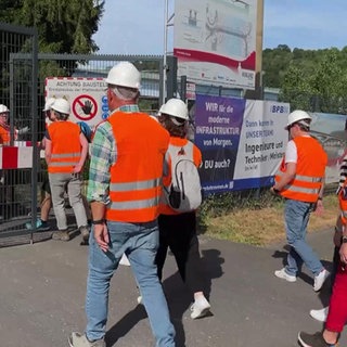 Koblenzer Baustelle als Touristen-Hotspot