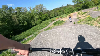 Perspektive eines Mountainbikers