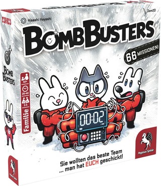 Das Brettspiel Bomb Busters ist eine Neuheit aus dem aktuellen Jahr 2024.