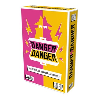 Der Spielkarton des Kartenspiels "Danger Danger"