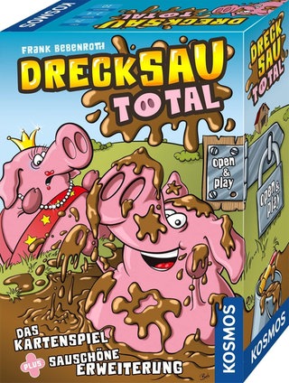 Das Kartenspiel "Drecksau total": Mit diesem Spiel kommt die Familie an Silvester gut gelaunt ins neue Jahr.