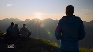 Blick übers Allgäu