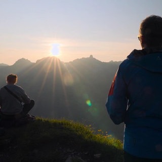 Blick übers Allgäu