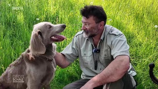 Ralph Steffen zusammen mit seinem Hund Cliff