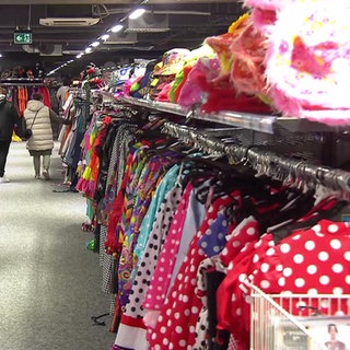 In einem Kostümladen in Mannheim