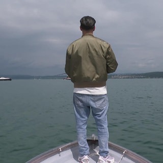 Hobbyangler Dennis Skorput beim Angeln