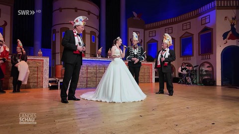 das Mannheimer Prinzenpaar auf der Bühne