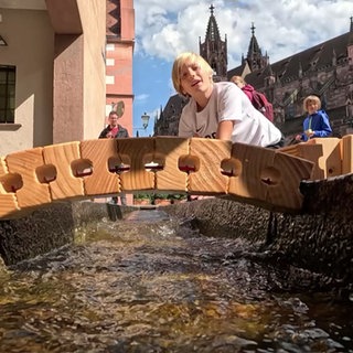 Freiburger Bächle Brücke