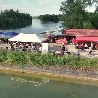 Kiosk in Weisweil am Rhein