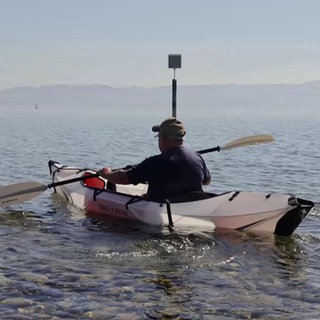 Kajakfahrer auf dem Bodensee