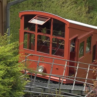 Die Bergbahn in Heidelberg