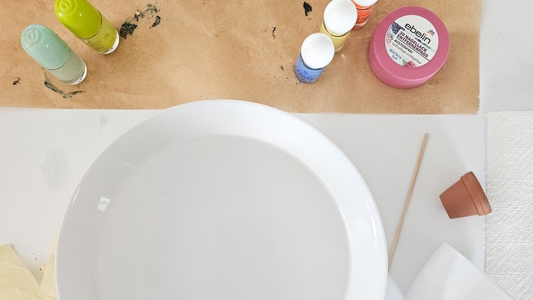 Alles Material zusammen suchen, die benötigt werden.