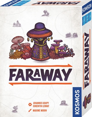 "Faraway" ist von der Jury "Spiel des Jahres" nominiert zum Kennerspiel des Jahres 2025.
