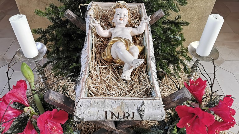 Jesus in der Krippe