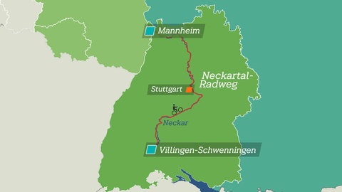 Radwege im Südwesten