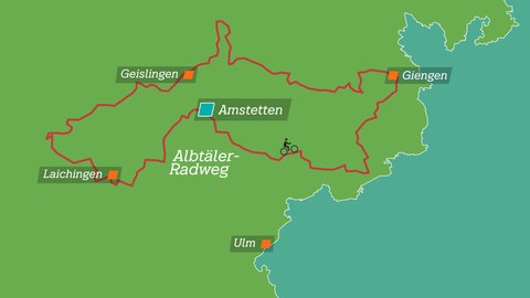 Radwege im Südwesten
