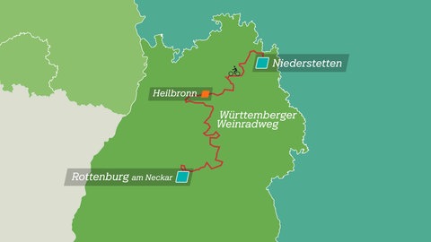 Radwege im Südwesten