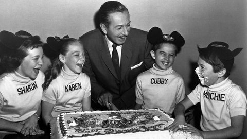 DER MICKEY-MAUS-CLUB, Sharon Baird, Karen Pendleton, Walt Disney, Cubby O'Brien, Kevin Corcoran