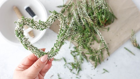 Kranz aus Heidekraut