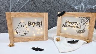 Beleuchteter Rahmen für Halloween